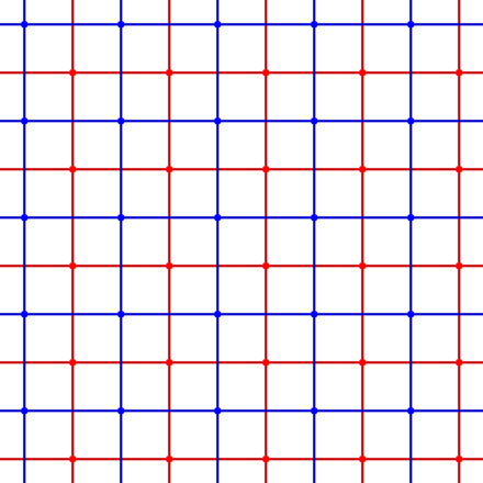 The duals of \{4,4\} and \{4,3\}.