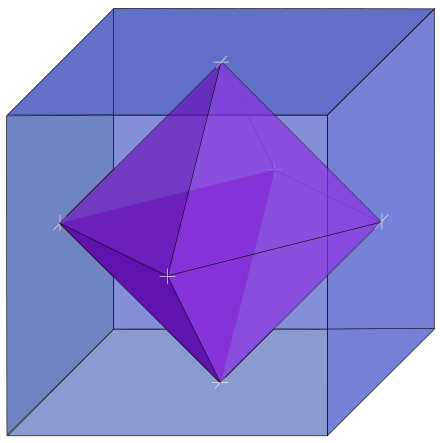 The duals of \{4,4\} and \{4,3\}.