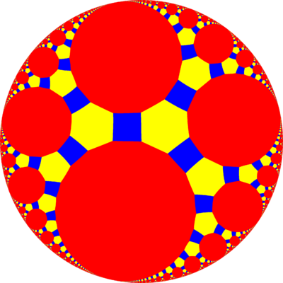 A tiling of apeirogons with squares and hexagons, the \{3,\infty\} tiling and the \{\infty,\infty\} tiling.